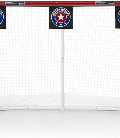 Better Hockey Extreme Goal Targets - Sharp Shooting Training Aid - Helps You Score More Goals - Installed in Seconds - Fits Any Regulation Size Nets - Used by The Pros