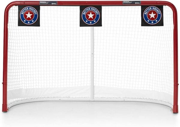 Better Hockey Extreme Goal Targets - Sharp Shooting Training Aid - Helps You Score More Goals - Installed in Seconds - Fits Any Regulation Size Nets - Used by The Pros