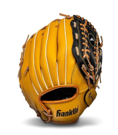Franklin Sports Baseball + Softball Gloves - Field Master Adult + Youth Baseball + Softball Gloves - Right Hand + Left Hand Gloves - Infield + Outfield Mitts - Multiple Sizes +...