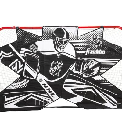 Franklin Sports NHL Street Hockey Goalie Shooting Target - Shooter Tutor Hockey Goal Practice Target - Street Hockey Net Goalie Target - Easy Attach Targe
