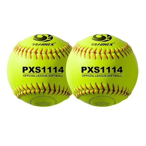 PHINIX Fast-Pitch Softballs Cork Core for Practice, Competitions