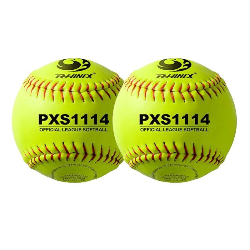 PHINIX Fast-Pitch Softballs Cork Core for Practice, Competitions