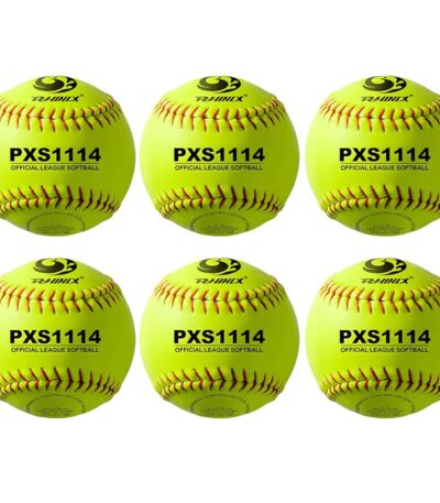 PHINIX Fast-Pitch Softballs Cork Core for Practice, Competitions