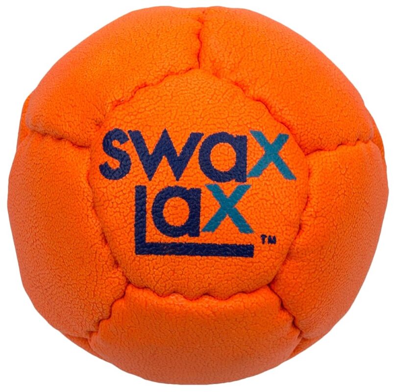 SWAX LAX Lacrosse Training Ball - Indoor Outdoor Practice Less Bounce & Rebounds