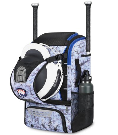 VBK Softball Bag for Girls,Kids Baseball Bag,Baseball Backpack for Boys,Tball Bag,Youth Baseball Bag,Softball Equipment with Shoes and Ball Compartment