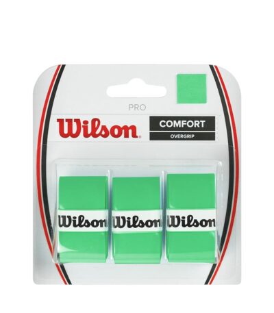 Wilson Pro Tennis Racket Overgrip - 3 Pack, Green